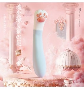 JUNDAOAI - Cat Paw Vibration Wand (Chargeable - White)